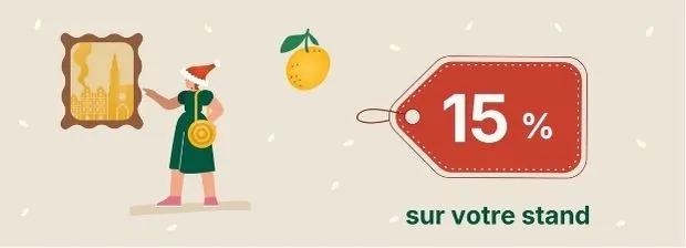-15% sur votre stand